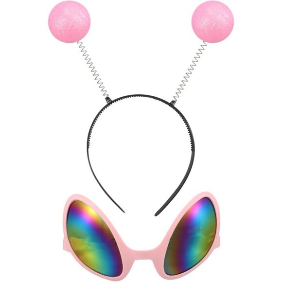 Cosplay Glasses Headband Rainbow Lens Plastic Unisex Costume Accessory main image 4